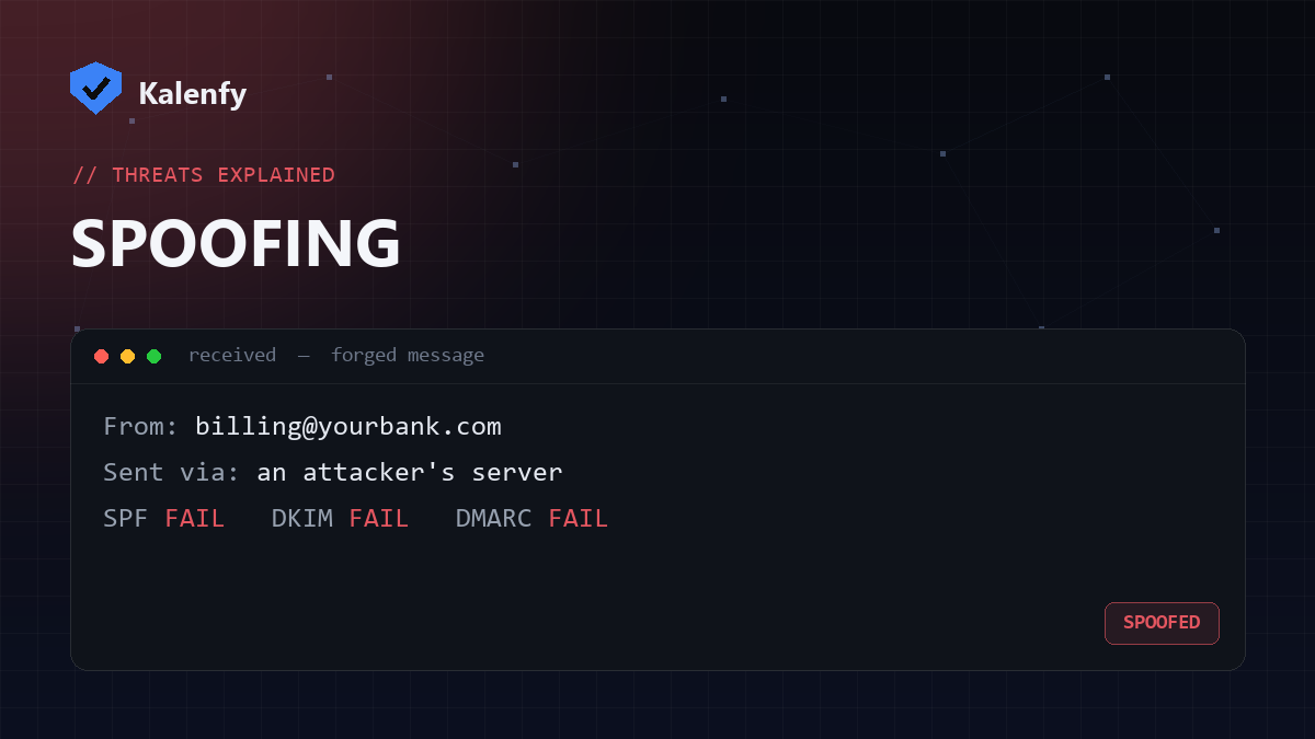 Email Spoofing: How Attackers Fake Your Domain (and How to Stop It)