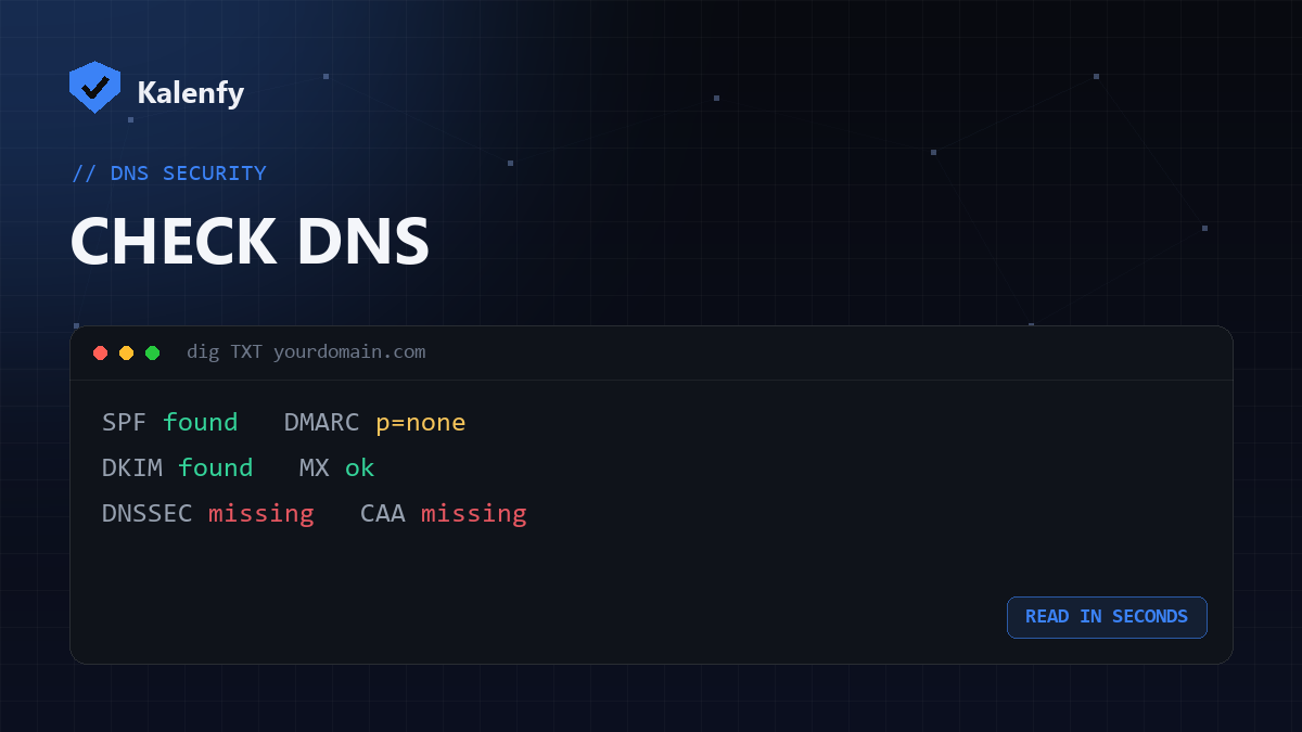 How to Check Your DNS Records (Free & Easy)