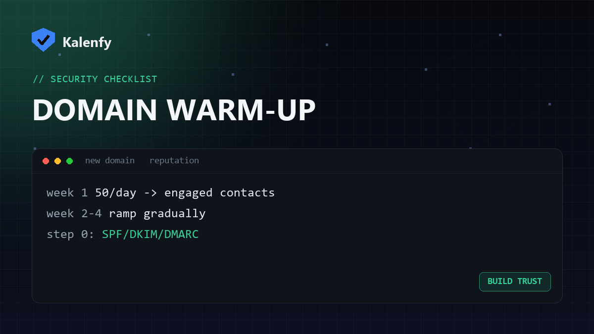 How to Warm Up a New Email Domain