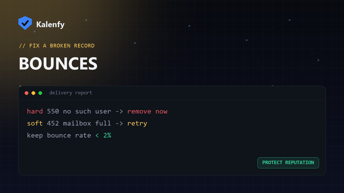 Soft Bounce vs Hard Bounce (Email Bounces Explained)