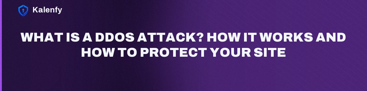 What Is a DDoS Attack? How It Works and How to Protect Your Site