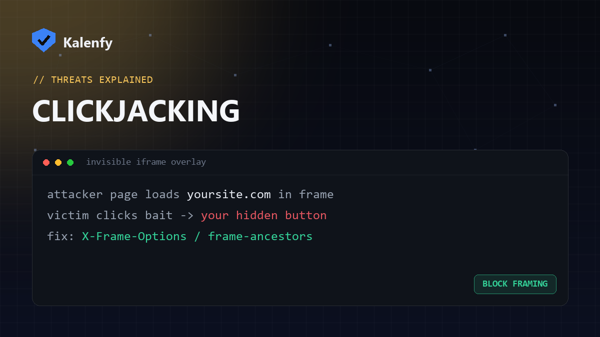 What Is Clickjacking? (And How to Stop It)